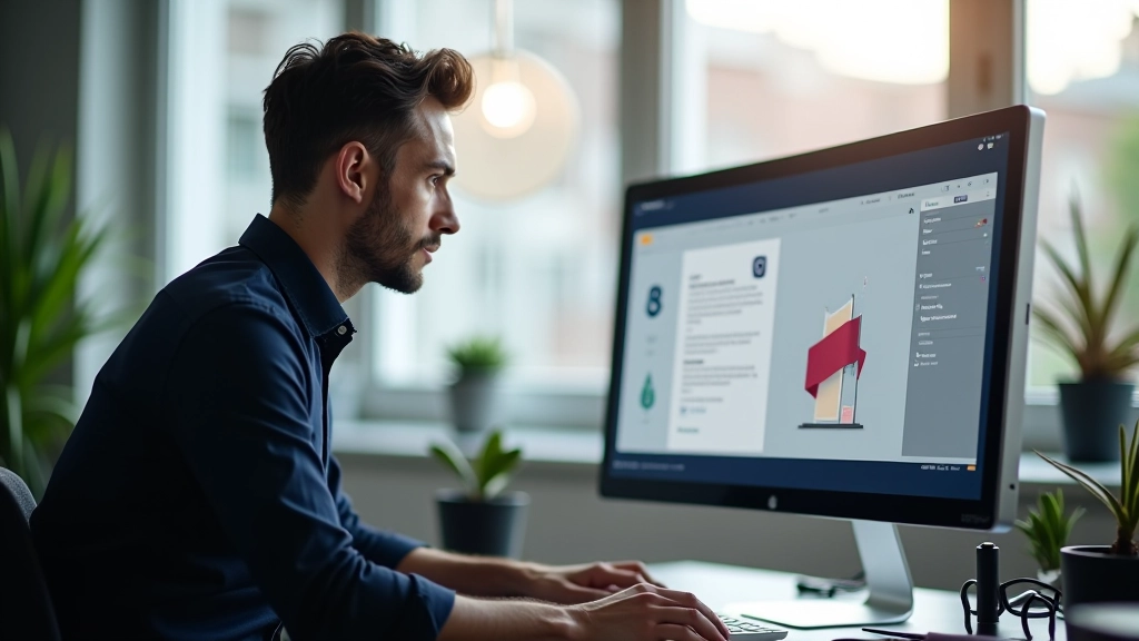 Designer che esamina standard di animazione su monitor